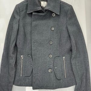 Authentic Pre-Own "Only Stylish Girls" by Patrizia Pepe Grey Wool Coat